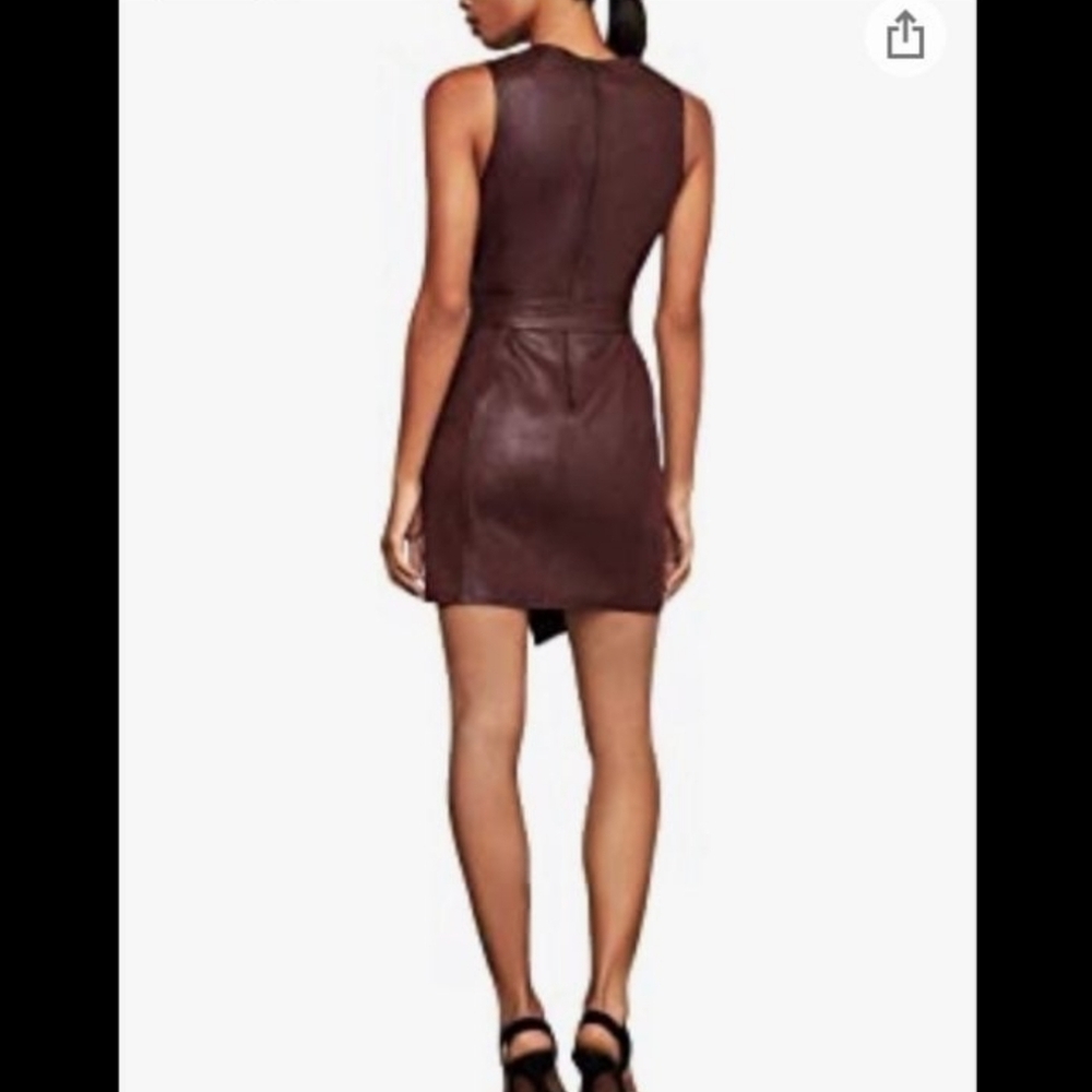 BCBG leather dress XS New - Picture 4 of 5